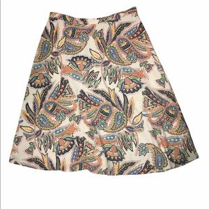 Size 10 Van Heusen paisley print skirt